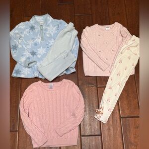 Gymboree Kids Matching Sets - Blue, Pink, Cream